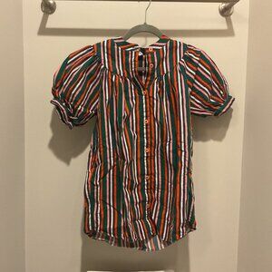 Girl's stem striped dress size 7